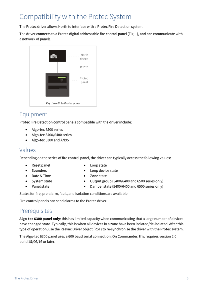 Preview thumbnail of page 3 of the Protec Driver Manual PDF document.